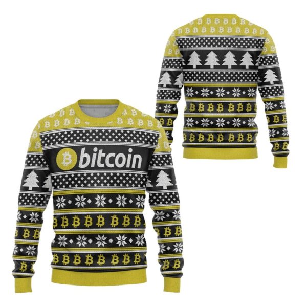 2025 Christmas Bitcoin Ugly Christmas Sweater 1 2