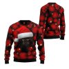 2025 Christmas Black Cat Christmas Ugly Christmas Sweater 1 2