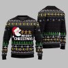 2025 Christmas Bold Pacman Santa Ghost Hunt Ugly Christmas Sweater 3
