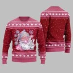 2025 Christmas Bubble Gum Santa Ugly Christmas Sweater