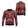 2025 Christmas Cactus Happy Holidays Ugly Christmas Sweater 1 2
