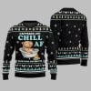 2025 Christmas Capybara Life Chill AF Ugly Christmas Sweater 2