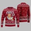 2025 Christmas Capybara Life Chill AF Ugly Christmas Sweater 4