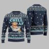 2025 Christmas Capybara Life Chill AF Ugly Christmas Sweater 5