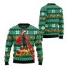 2025 Christmas Cat Pizza Ugly Christmas Sweater 1 2