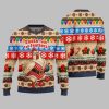 2025 Christmas Chicken Shake Your Tail Feathers Ugly Christmas Sweater 4