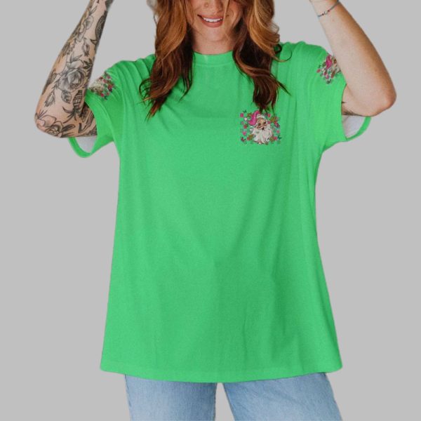 2025 Christmas Claus Dont Stop Believing Shirt 1
