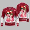 2025 Christmas Cool Flamingo Ugly Christmas Sweater 5