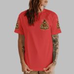 2025 Christmas Cow Santa's Favorite Hot Mess Shirt