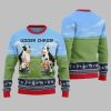 2025 Christmas Cow Udder Chaos Ugly Christmas Sweater 3