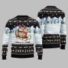 2025 Christmas Custom Name Couple Capybaras Ugly Christmas Sweater 3