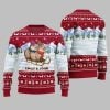 2025 Christmas Custom Name Couple Capybaras Ugly Christmas Sweater 4