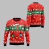 2025 Christmas Dachshund Ugly Lovely Giraffe Sweater 1 1