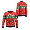 2025 Christmas Dachshund Ugly Lovely Giraffe Sweater 1 2