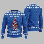 2025 Christmas Deck The Hall With Bowling Ball Xmas Sweater
