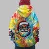 2025 Christmas Dont Stop Believe Santa Claus Tie Dye Shirt 4