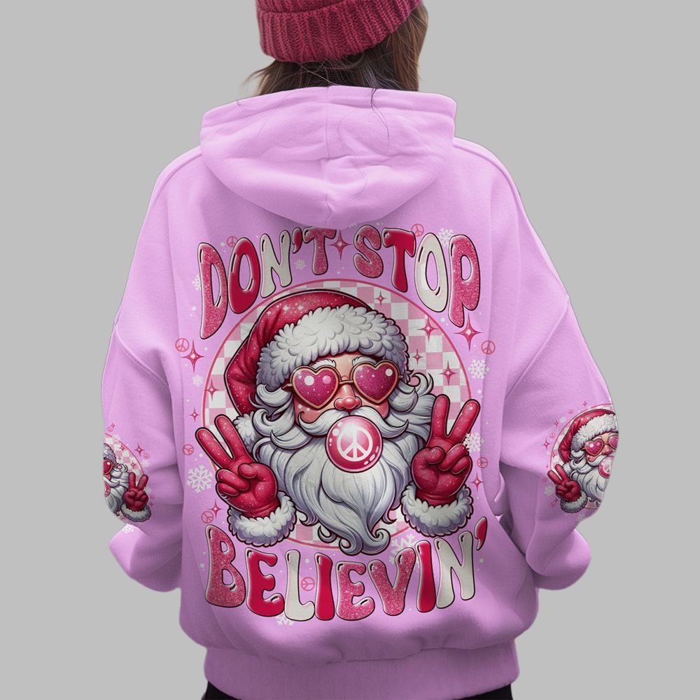 2025 Christmas Don't Stop Believin Claus Shirt 4 2025 Christmas Dont Stop Believin Claus Shirt 4