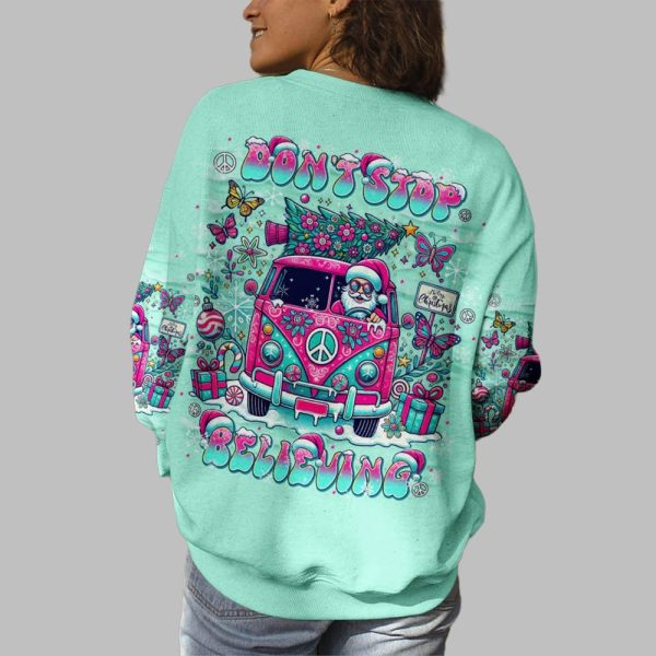 2025 Christmas Dont Stop Believing Shirt 3