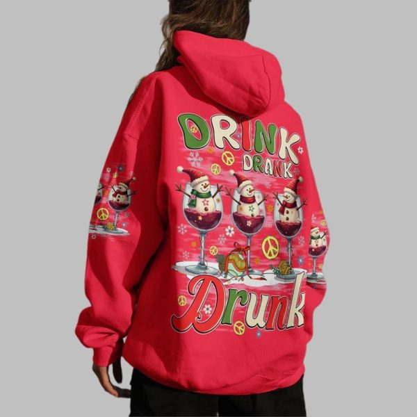 2025 Christmas Drink Drank Drunk Shirt 4