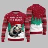 2025 Christmas First Of All Im A Delight Ugly Christmas Sweater 5