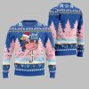 2025 Christmas Flamingo Break A Leg Ugly Christmas Sweater 1
