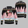 2025 Christmas Flamingo Break A Leg Ugly Christmas Sweater 2