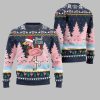 2025 Christmas Flamingo Break A Leg Ugly Christmas Sweater 4