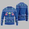 2025 Christmas Flamingo Decking The Palms Ugly Christmas Sweater 3