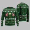 2025 Christmas Flamingo Decking The Palms Ugly Christmas Sweater 5
