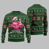 2025 Christmas Flamingo Im Feelin Pretty In Pink Ugly Christmas Sweater 1