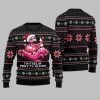 2025 Christmas Flamingo Im Feelin Pretty In Pink Ugly Christmas Sweater 2