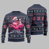 2025 Christmas Flamingo Im Feelin Pretty In Pink Ugly Christmas Sweater 5