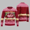 2025 Christmas Flamingo Lets Go Girls Ugly Christmas Sweater 3