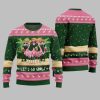 2025 Christmas Flamingo Lets Go Girls Ugly Christmas Sweater 4