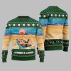 2025 Christmas Flamingo Sharing Is Caring Ugly Christmas Sweater 3