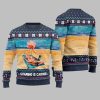 2025 Christmas Flamingo Sharing Is Caring Ugly Christmas Sweater 4