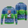 2025 Christmas Funny Capybara Football Ugly Christmas Sweater 5