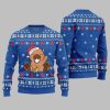 2025 Christmas Funny Capybara Santa Hat Ugly Christmas Sweater 2