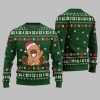2025 Christmas Funny Capybara Santa Hat Ugly Christmas Sweater 3