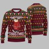 2025 Christmas Funny Cat Meowy Christmas Ugly Sweatshirt 1