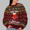 2025 Christmas Funny Cat Meowy Christmas Ugly Sweatshirt 2