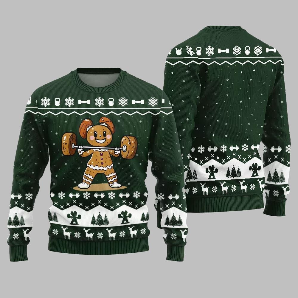 2025 Christmas Funny Gym Ugly Christmas Sweater 1 2025 Christmas Funny Gym Ugly Christmas Sweater 1