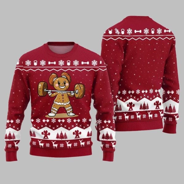 2025 Christmas Funny Gym Ugly Christmas Sweater 3