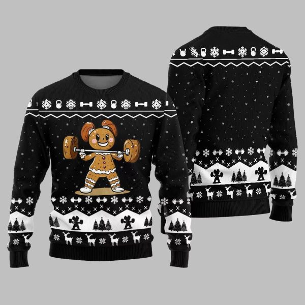 2025 Christmas Funny Gym Ugly Christmas Sweater 4