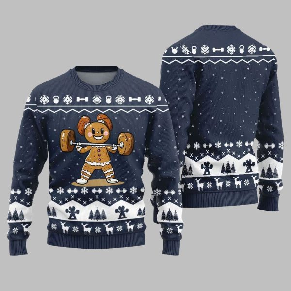 2025 Christmas Funny Gym Ugly Christmas Sweater 5