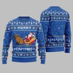 2025 Christmas Funny Merry Capybara Ugly Christmas Sweater