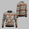 2025 Christmas Giraffe Family Ugly Christmas Sweater 1 1
