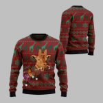 2025 Christmas Giraffe Winter Ugly Christmas Sweater