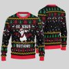 2025 Christmas Go Jesus It's Your Birthday Ugly Sweatshirt