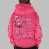 2025 Christmas Im Dreaming Of A Pink Christmas Flamingo Shirt 4